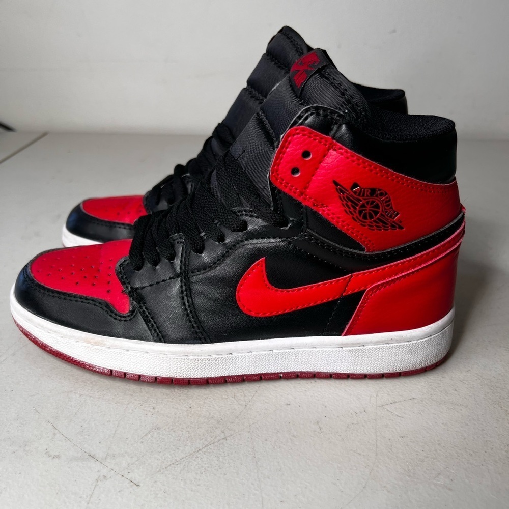 Nike Air Jordan 1 Retro High Bred 2020 Women’s Size 8 Men’s Size 7 Sneakers. - Picture 3 of 6